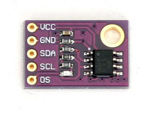 Temperatuur sensor I2C LM75A 04